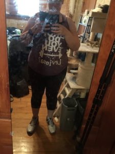 Before leaving for my first day at Crossfit